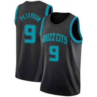 Charlotte Hornets Men's Drew Peterson Black Swingman 2018/19 Jersey - City Edition