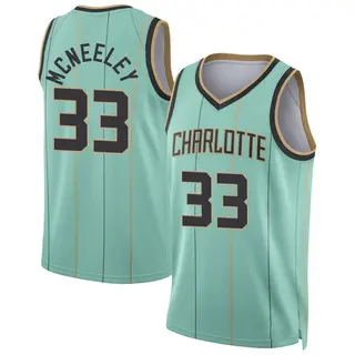 Charlotte Hornets Men's Liam McNeeley Swingman Mint 2024/25 City Edition Jersey