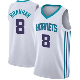 Charlotte Hornets Men's Malaki Branham White Swingman Jersey - Association Edition