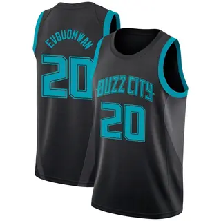 Charlotte Hornets Men's Tosan Evbuomwan Black Swingman 2018/19 Jersey - City Edition