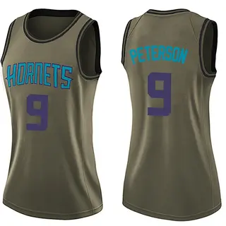 Charlotte Hornets Women's Drew Peterson Green Swingman Salute to Service Jersey