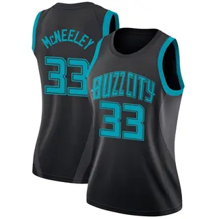 Charlotte Hornets Women's Liam McNeeley Black Swingman 2018/19 Jersey - City Edition