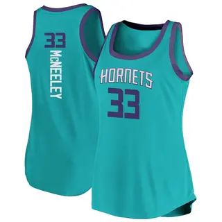 Charlotte Hornets Women's Liam McNeeley Teal Fast Break Tank Jersey - Icon Edition