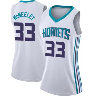 Charlotte Hornets Women's Liam McNeeley White Swingman Jersey - Association Edition