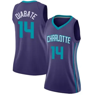 Charlotte Hornets Women's Moussa Diabate Purple Swingman Jersey - Statement Edition