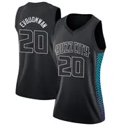 Charlotte Hornets Women's Tosan Evbuomwan Black Swingman Jersey - City Edition