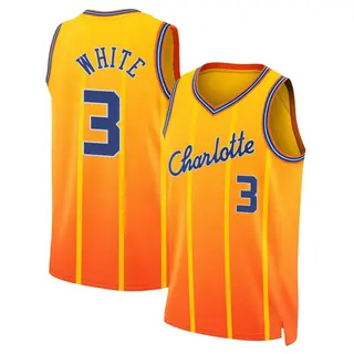 Charlotte Hornets Youth Coby White Orange Swingman 2025/26 City Edition Jersey