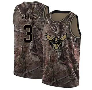 Charlotte Hornets Youth Coby White White Swingman Camo Realtree Collection Jersey