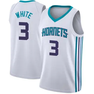 Charlotte Hornets Youth Coby White White Swingman Jersey - Association Edition
