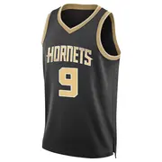 Charlotte Hornets Youth Drew Peterson Black Swingman Select Series Jersey