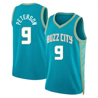 Charlotte Hornets Youth Drew Peterson Teal Swingman 2023/24 City Edition Jersey