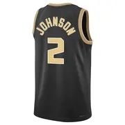 Charlotte Hornets Youth Larry Johnson Black Swingman Select Series Jersey