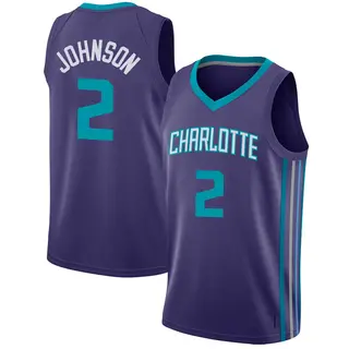 Charlotte Hornets Youth Larry Johnson Purple Swingman Jersey - Statement Edition