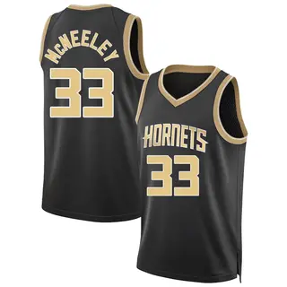 Charlotte Hornets Youth Liam McNeeley Black Swingman Select Series Jersey