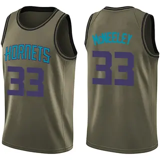 Charlotte Hornets Youth Liam McNeeley Green Swingman Salute to Service Jersey