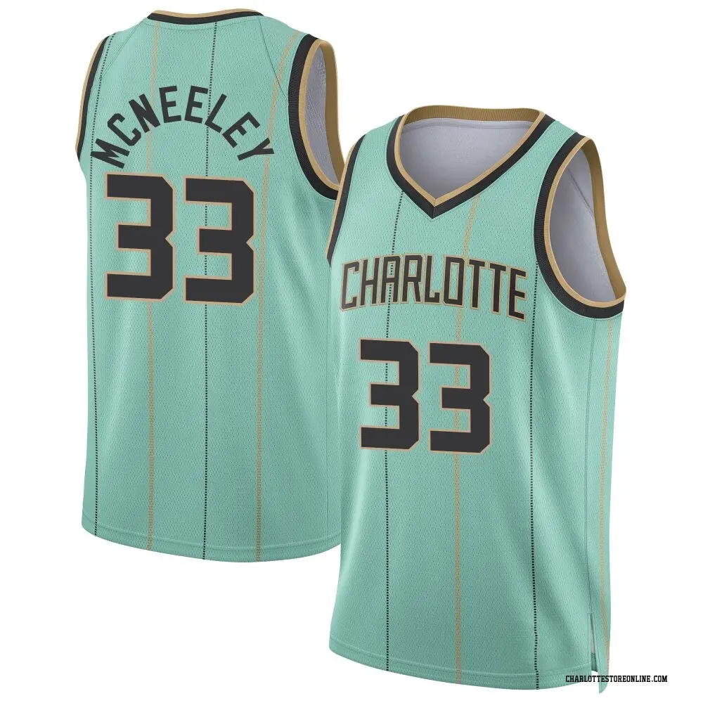 Charlotte Hornets Youth Liam McNeeley Swingman Mint 2024/25 City Edition Jersey