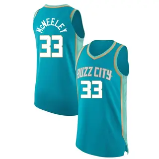 Charlotte Hornets Youth Liam McNeeley Teal Authentic 2023/24 City Edition Jersey