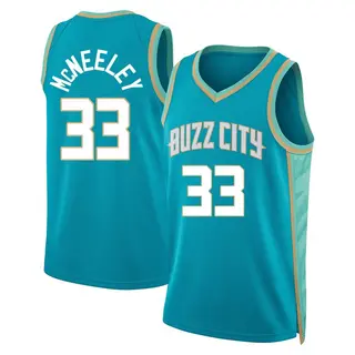 Charlotte Hornets Youth Liam McNeeley Teal Swingman 2023/24 City Edition Jersey