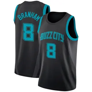 Charlotte Hornets Youth Malaki Branham Black Swingman 2018/19 Jersey - City Edition
