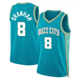 Charlotte Hornets Youth Malaki Branham Teal Swingman 2023/24 City Edition Jersey