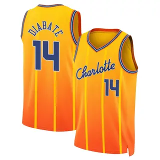 Charlotte Hornets Youth Moussa Diabate Orange Swingman 2025/26 City Edition Jersey