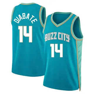 Charlotte Hornets Youth Moussa Diabate Teal Swingman 2023/24 City Edition Jersey