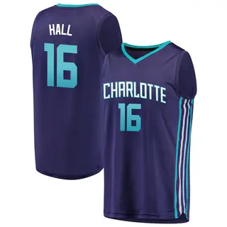 Charlotte Hornets Youth PJ Hall Purple Fast Break Brand Jersey - Statement Edition