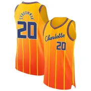 Charlotte Hornets Youth Tosan Evbuomwan Orange Authentic 2025/26 City Edition Jersey