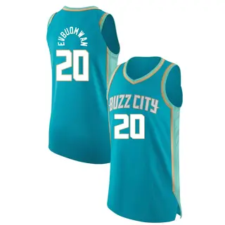 Charlotte Hornets Youth Tosan Evbuomwan Teal Authentic 2023/24 City Edition Jersey